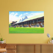 Racegroonde Uitzicht van de grote standaard op het Canvas Afdruk (Insitu (Woonkamer))