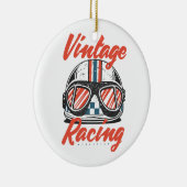 Racehelm Keramisch Ornament (Rechts)