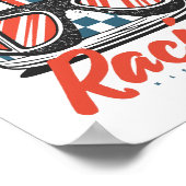Racehelm Poster (Hoek)