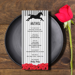 Racehorse en Rozen Derby Day Menu