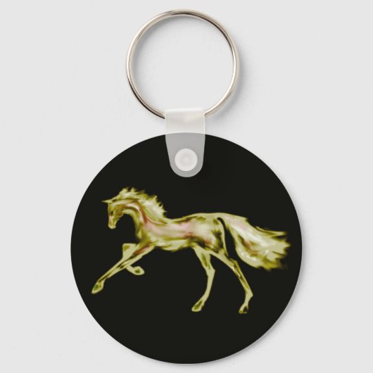 Racehorse greats ~ Metallic Deco Sleutelhanger (Voorkant)