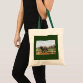 Racehorse Running Canvas tas (Voorkant (product))