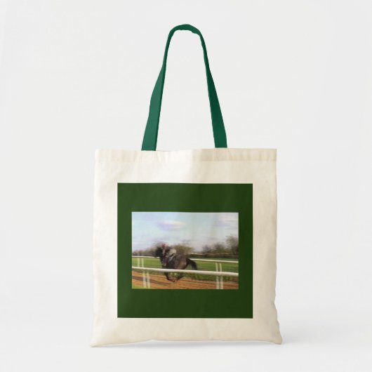 Racehorse Running Canvas tas (Voorkant)