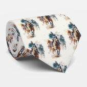 Racehorses en Jockeys Derby Stropdas (Opgerold)