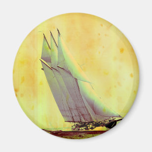 racejacht Magnet Magneet