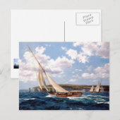 racejachten voor het eiland Wight Briefkaart (Voorkant / Achterkant)