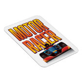 Racemotor auto magneet (Rechterzijde)