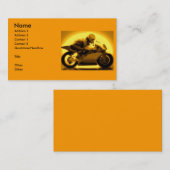 Racemotorfiets Visitekaartje (Voorkant / Achterkant)