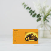 Racemotorfiets Visitekaartje (Staand voorkant)