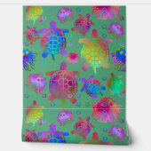 Racen met schildpadden behang (Afrollen)