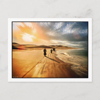 Racen van het Afrikaanse getijdenBriefkaart Briefkaart