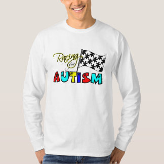 Racen voor autisme lange hoes T-shirt