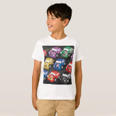 Racende Auto's Wegrace T-shirt (Voorkant volledig)