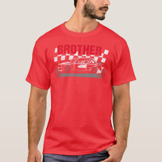 Racende verjaardagsfeestje bijpassende familie aut t-shirt