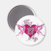 racenummer 17 magneet (Voorkant / Achterkant)