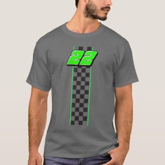 Racenummer 22 Race Racen Racebaan T-shirt