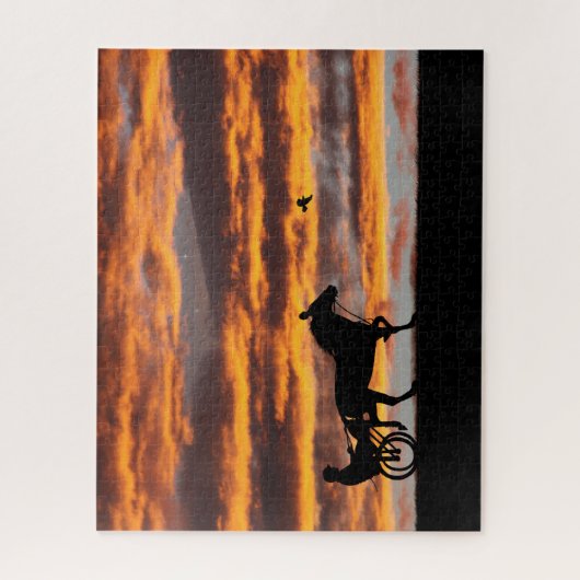 Racepaard Rigzaag Puzzle Legpuzzel (Verticaal)