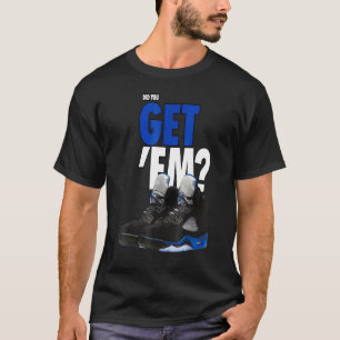 Racer Blue 5s T-shirt om mee te doen kreeg je EM 5