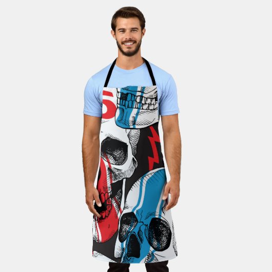 Racer Skull: naadloze rebellie. Schort (Gedragen)