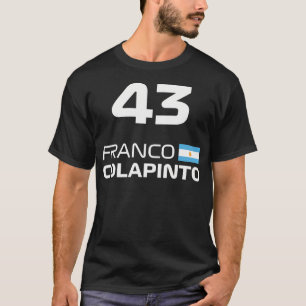 Races Formule Racing Franco Colapinto T-shirt