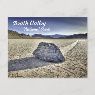 Racetrack Playa in Death Valley Briefkaart