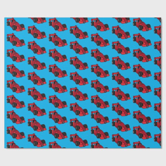 Racetrackventilator voor racewagens cadeaupapier (Vlak)