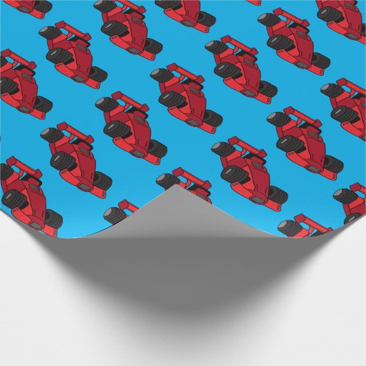 Racetrackventilator voor racewagens cadeaupapier (Hoek)