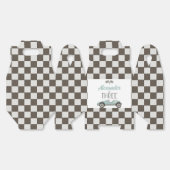  racewagen 3e verjaardag bedankdoosjes (Ongevouwen)