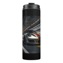 Racewagen op indoor baan