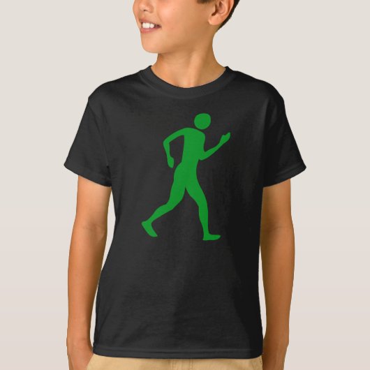 Racewalk - Groen gras T-shirt (Voorkant)