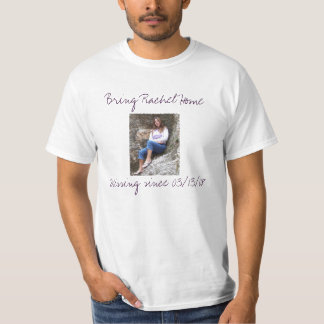 Rachel7, breng Rachel naar huis, Missin... - Geper T-shirt