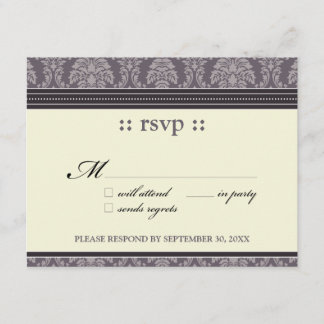 ::rachel :: Charming Plum Damask 4.25x5.5" Réponse
