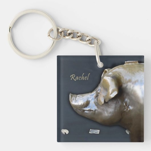 RACHEL DE PIGGY BANK SLEUTELHANGER (Voorkant)