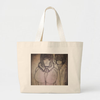 Rachel en haar vriend in je verbeelding grote tote bag