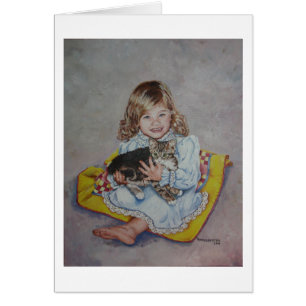 Rachel et son chaton