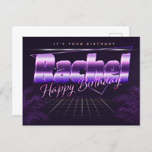 Rachel Nom Prénom Anniversaire de la carte postale