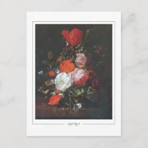 Rachel Ruysch #1 - Carte postale d'art fin