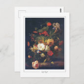 Rachel Ruysch #3 - Carte postale Art (Devant / Derrière)