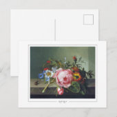 Rachel Ruysch #8 - Carte postale d'art fin (Devant / Derrière)