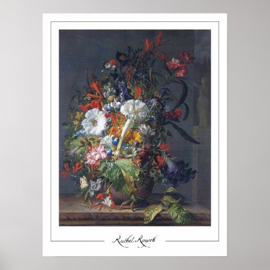 Rachel Ruysch Affiche d'art Zedign #4 (Devant)