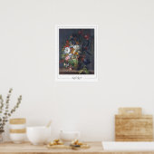 Rachel Ruysch Affiche d'art Zedign #4 (Cuisine)