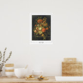 Rachel Ruysch Affiche d'art Zedign #64 (Cuisine)