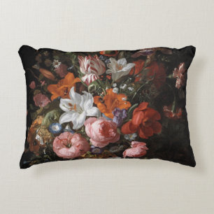 Rachel Ruysch - Bloemen in een glazen vaas Accent Kussen
