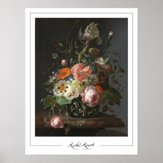 Rachel Ruysch Zedign Affiche d'art #35 (Devant)