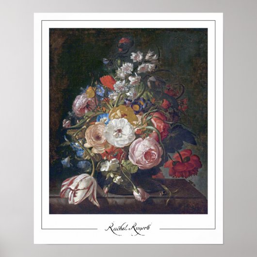 Rachel Ruysch Zedign Affiche d'art #61 (Devant)