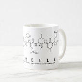 Rachelle peptide nom mug (Devant droit)
