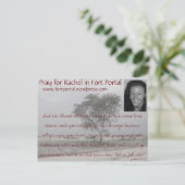 Rachels Prayer-kaart Briefkaart (Staand voorkant)