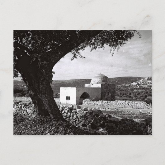 Rachel's Tomb in Bethlehem - Oude foto Briefkaart (Voorkant)