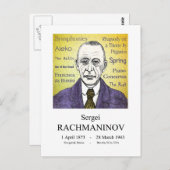 Rachmaninov Briefkaart (Voorkant / Achterkant)