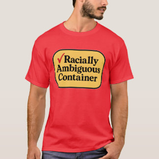 raciaal dubbelzinnige verpakking t-shirt